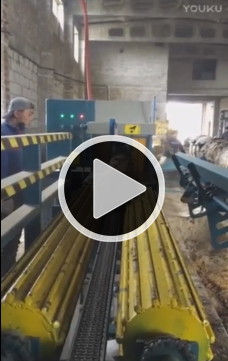 全自動(dòng)流水線原木多片鋸視頻方木多片鋸，圓木多片鋸方木多片