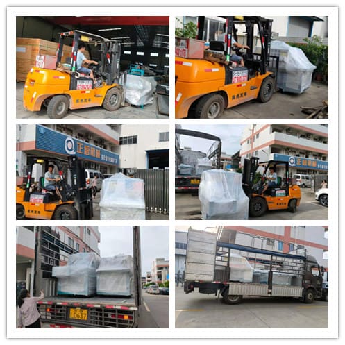 2021年7月2日發(fā)往廣東茂名-ZQ300型圓木多片鋸、ZQ150型方木