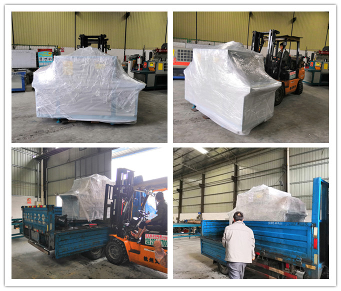 2019年3月發(fā)往新疆哈密市--ZQ150型方木多片鋸、手動磨鋸片機