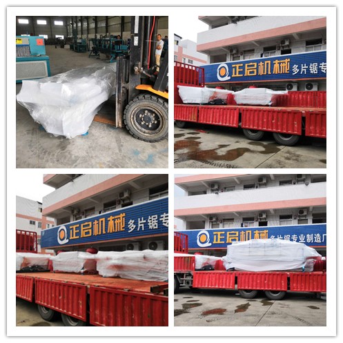 2018年8月發(fā)往上海--原木自動(dòng)分料架、邊皮輸送架、方木自動(dòng)