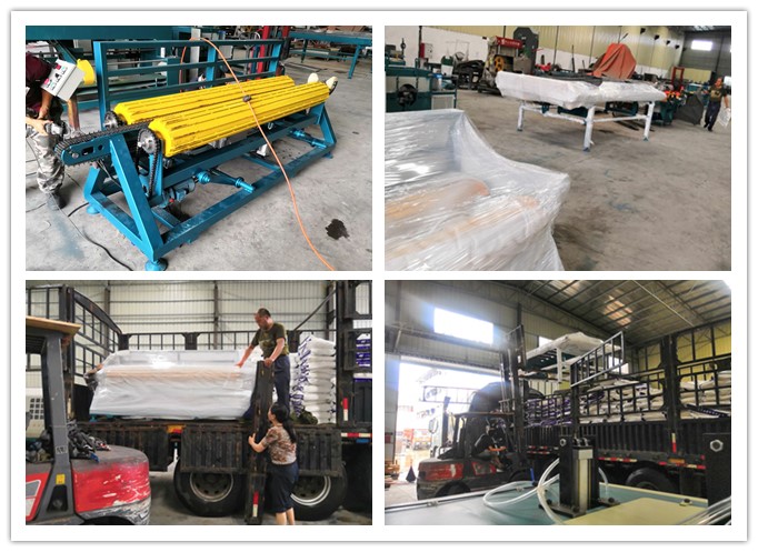 2018年6月發(fā)往浙江東陽市--翻料架、進(jìn)料架、出料架