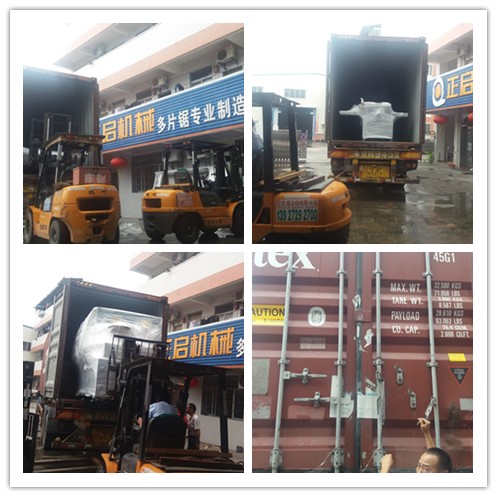 2018年5月發(fā)往馬來西亞--全自動(dòng)原木多片鋸、原木多片鋸、方