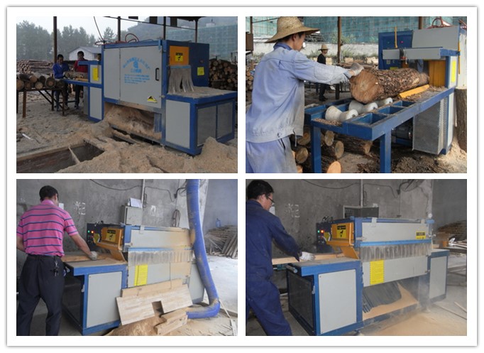 湖北省宜昌市五峰縣-原木多片鋸、無(wú)限寬方木多片鋸工作圖