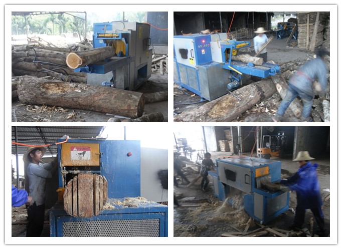 ?？?原木多片鋸工作圖