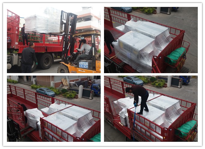 2018年4月發(fā)往新疆哈密市原木多片鋸、方木多片鋸、清邊機(jī)、