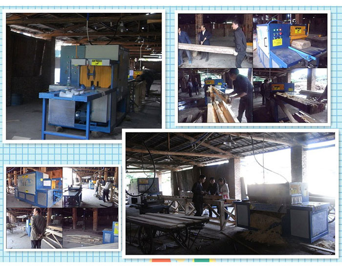 湖南常德邵陽(yáng)-400原木多片鋸-方木150高多片鋸加工現(xiàn)場(chǎng)