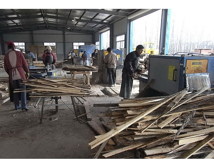 江蘇省-淮安市-楚洲區(qū)-25圓木機15方木機加工現(xiàn)場