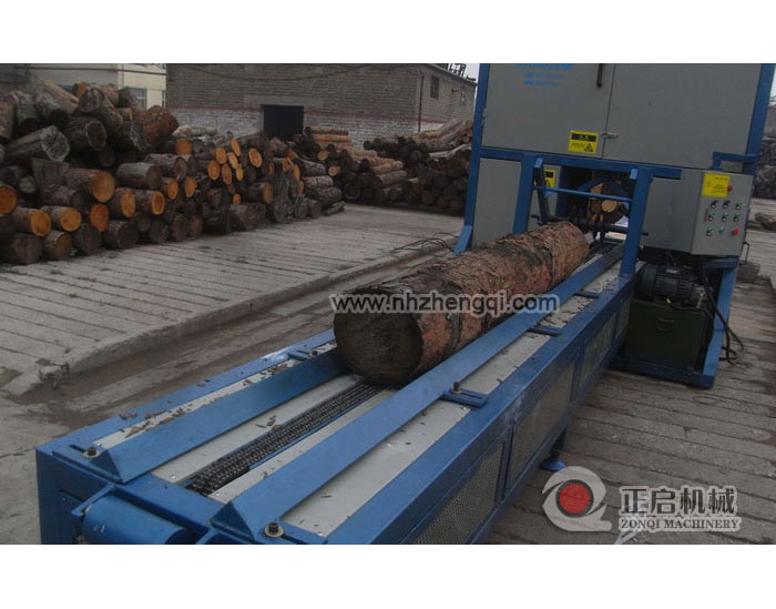 鋸原木45公分的斷木機(jī)--圓木自動截?cái)鄼C(jī)